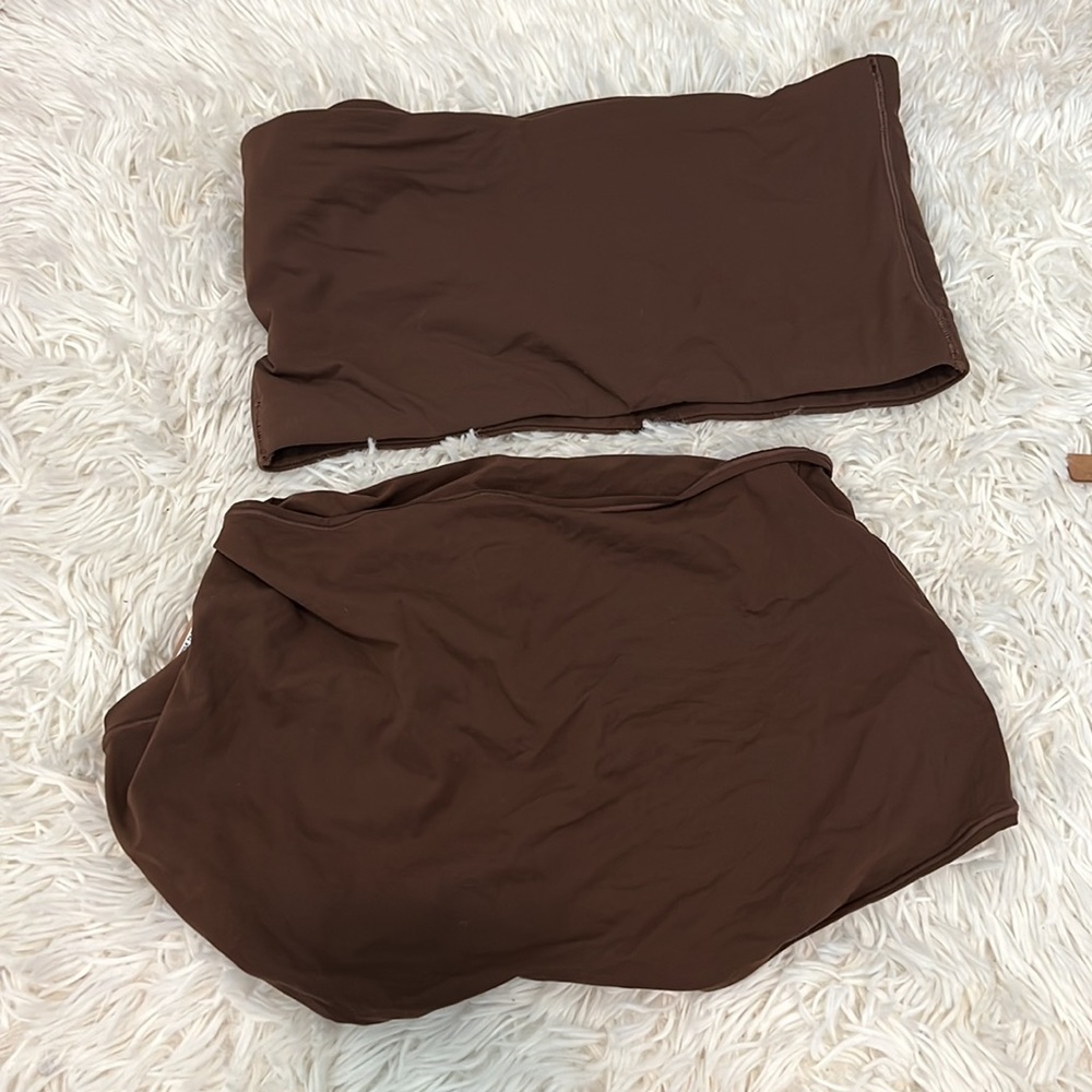 Skims cocoa fit everybody bandaou and brief set - Picture 4 of 4